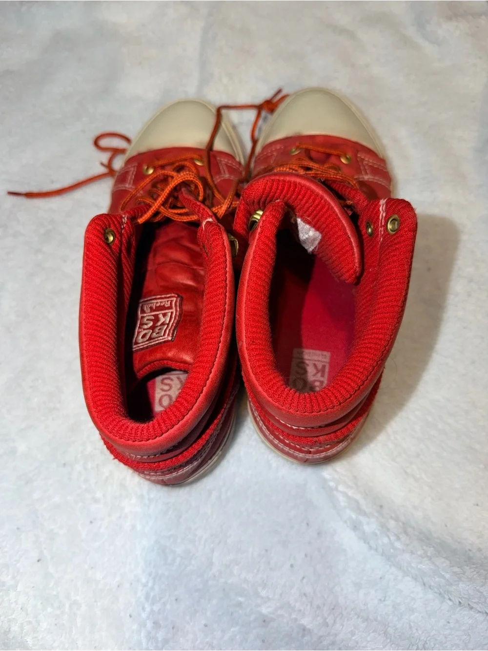 Reebok BOKS Red High-Top Sneakers – Women’s Size 8.5